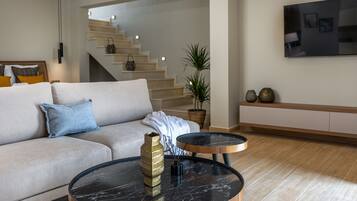 Signature-Villa, Whirlpool, Meerblick | Schallisolierte Zimmer, kostenloses WLAN, Bettwäsche