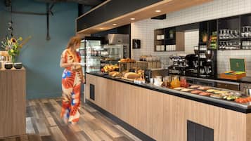 Daily buffet breakfast for a fee