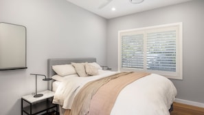4 bedrooms, iron/ironing board, travel crib, free WiFi
