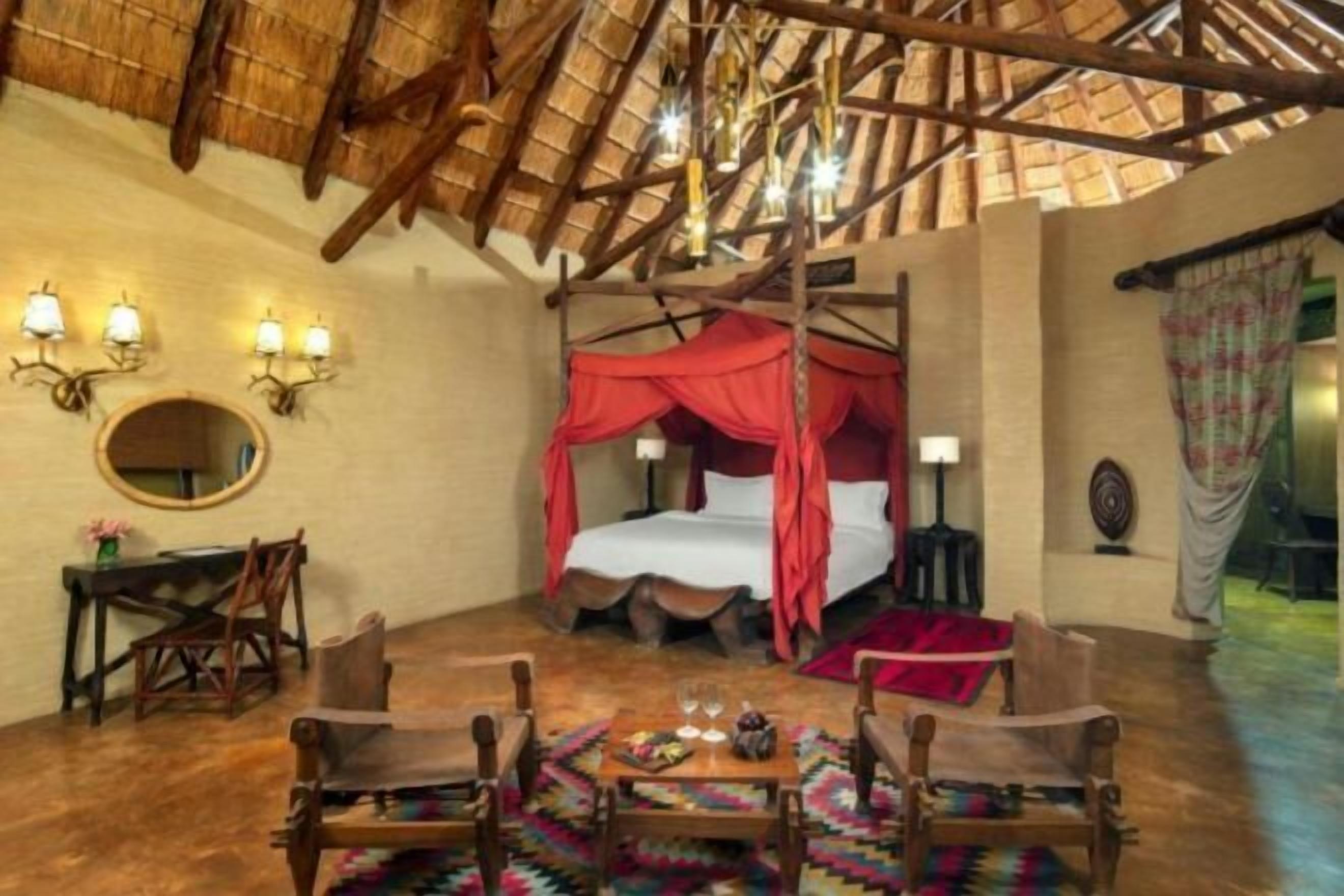 Sábanas de algodón egipcio, ropa de cama de alta calidad y minibar 