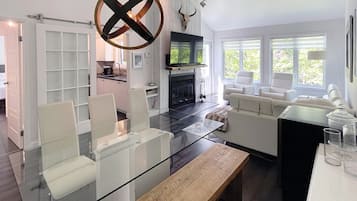 Croissant des Soleils - 1069 | Living area | 40-inch TV with cable channels, fireplace