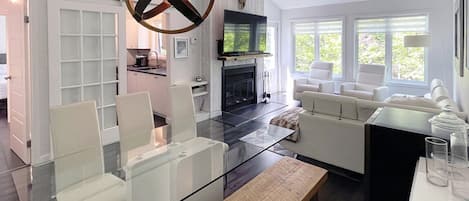 Croissant des Soleils - 1069 | Living area | 40-inch TV with cable channels, fireplace