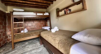 Bedroom 2 for 3 with private bathroom