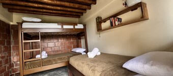 Bedroom 2 for 3 with private bathroom