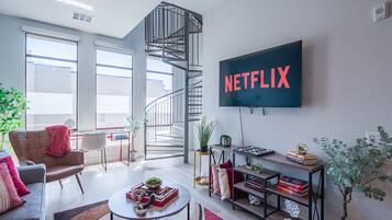 Smart TV, ping pong, books