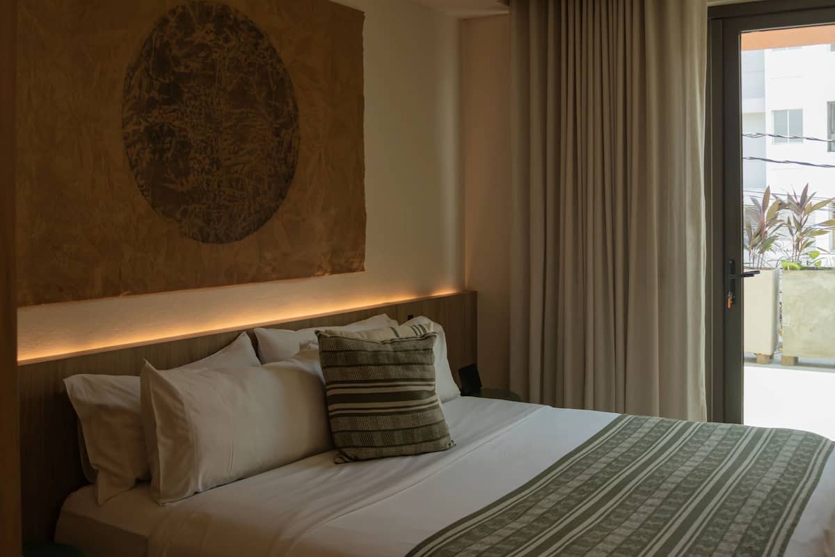Doppia Superior, patio | 1 camera, biancheria da letto di alta qualità, copriletto in piuma