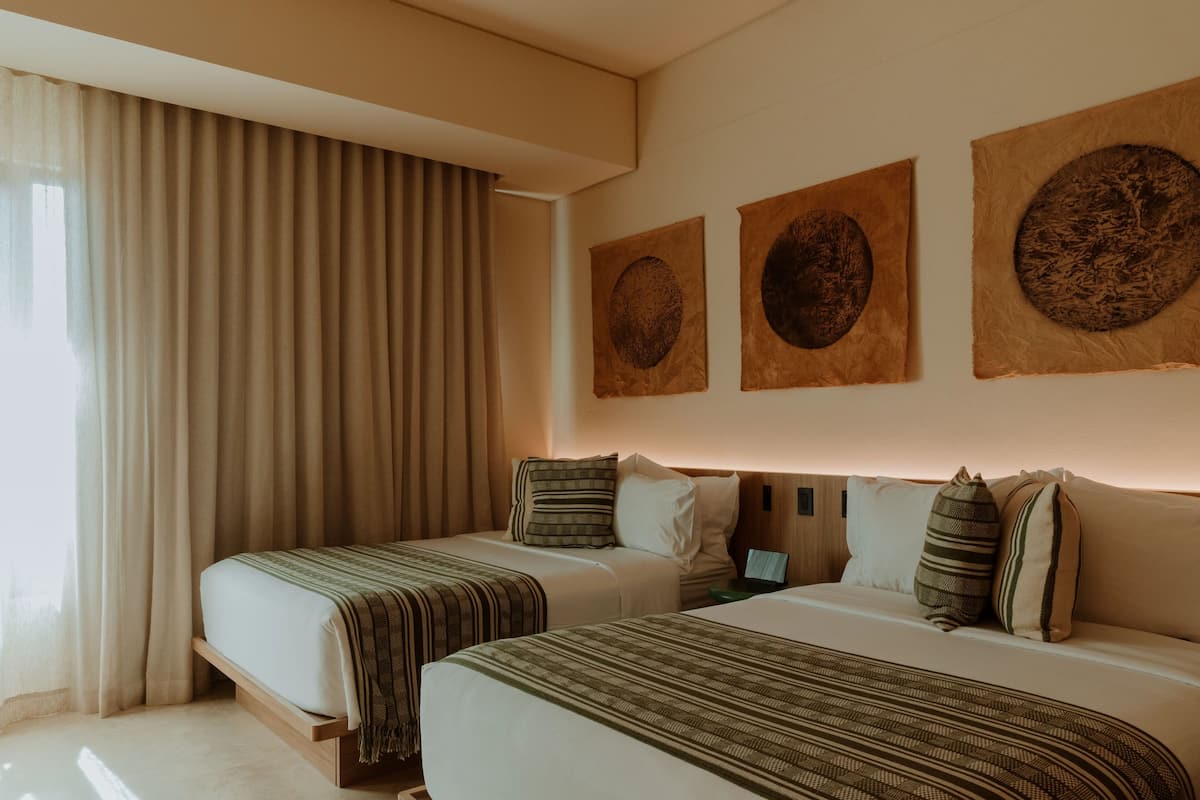 Camera Standard con 2 letti singoli | 1 camera, biancheria da letto di alta qualità, copriletto in piuma