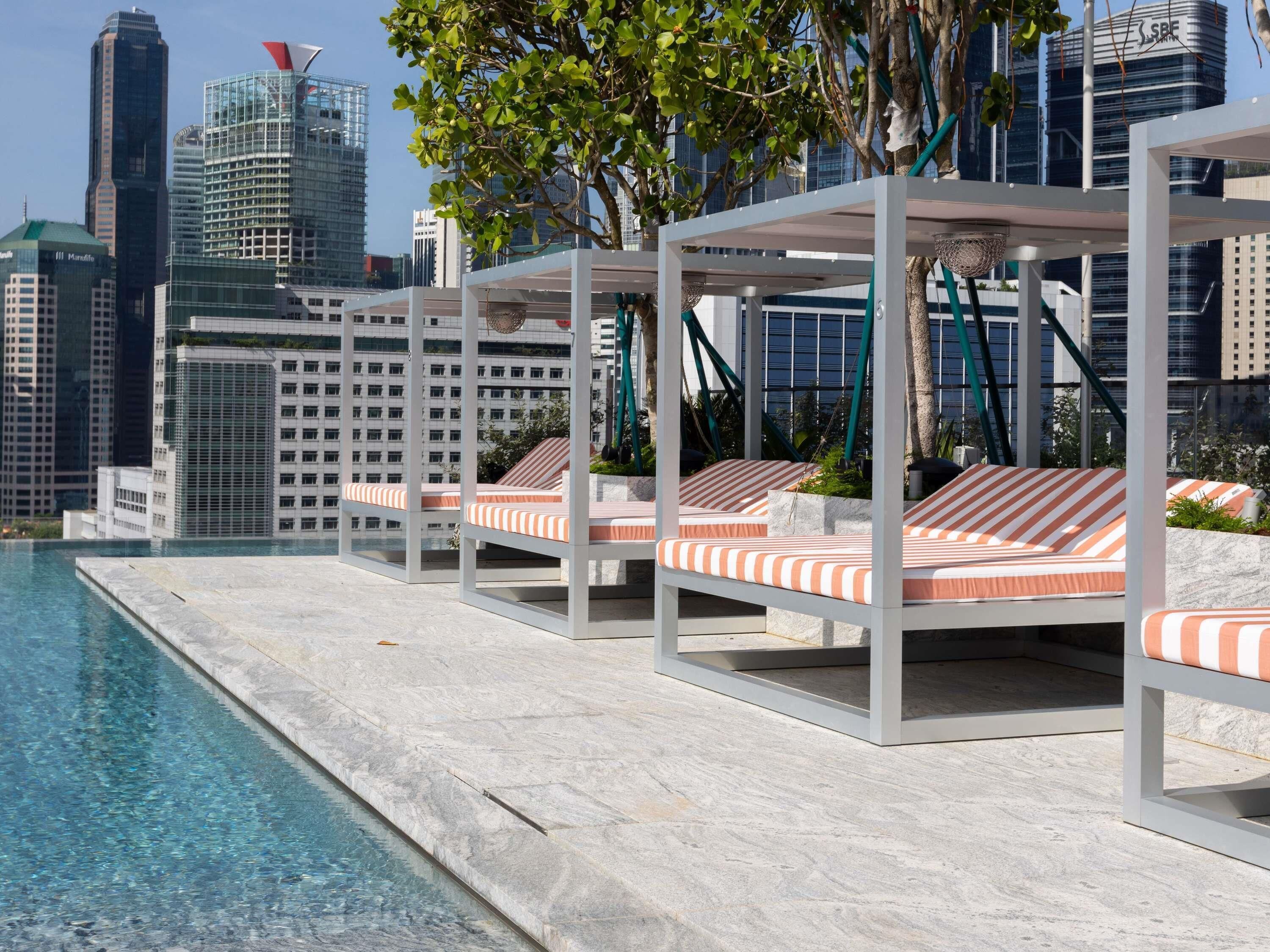 Outdoor pool, cabanas (surcharge)