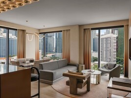 Minibar, in-room safe, desk, blackout drapes