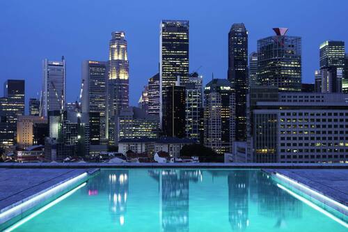 Outdoor pool, cabanas (surcharge)