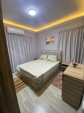 2 habitaciones, internet y ropa de cama 