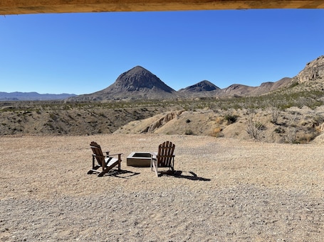 Property grounds. Big Bend Lodging at Ten Bits Ranch | Room #10 (The Mercantile)