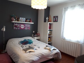 3 chambres, Wi-Fi, literie fournie