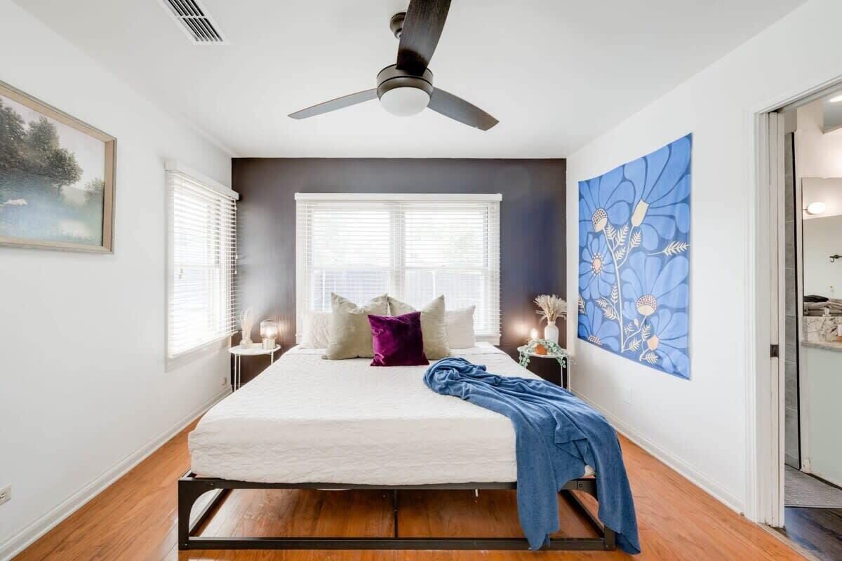 4 habitaciones, ropa de cama de alta calidad y camas con efecto memoria 