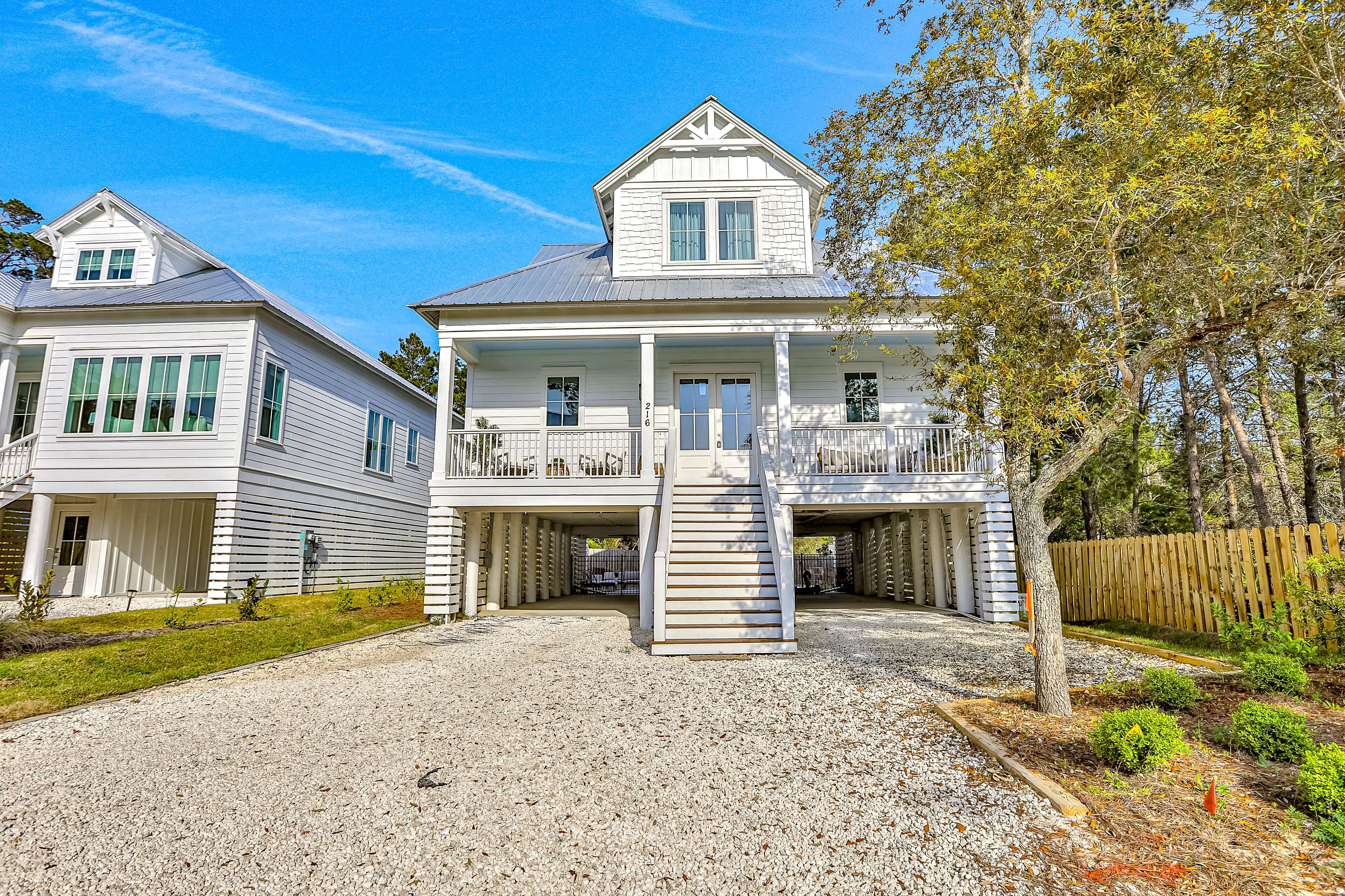 Inviting home with private pool, enclosed yard, nearby beach, balcony, & W/D