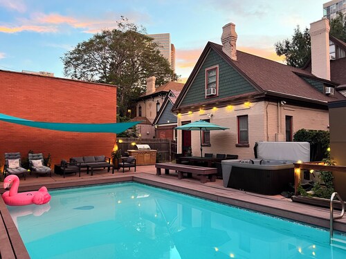 Dream house! Pool & hot tub in downtown Denver