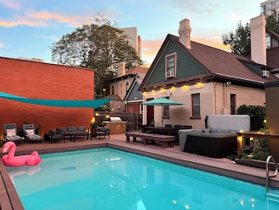 Dream house! Pool & hot tub in downtown Denver