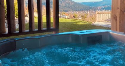 Chalet Lykke - familial avec jacuzzi, billard, aire de jeux , charges incl.