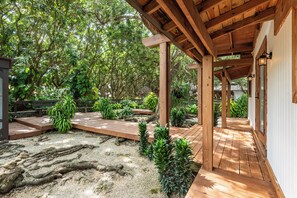 Cabane Premium, vue jardin | Terrasse/Patio