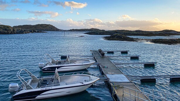 Un port de plaisance où plusieurs bateaux sont amarrés à des quais en bois.
