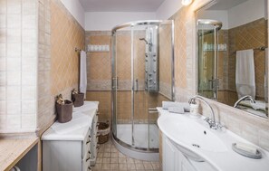 Shower, hair dryer