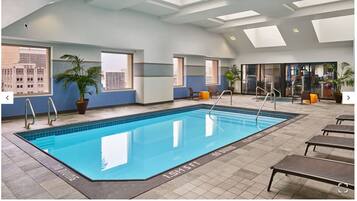Indoor pool, a heated pool