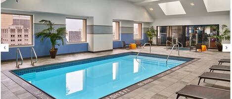 Indoor pool, a heated pool