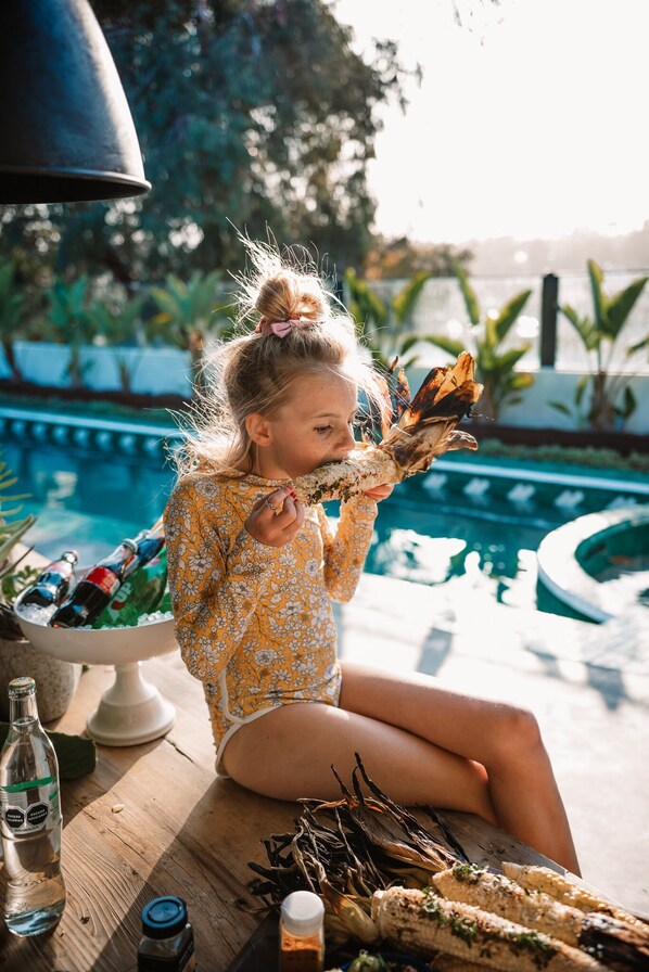 Alberca al aire libre 