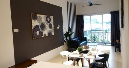 Misty Wonderland Next to Night Market