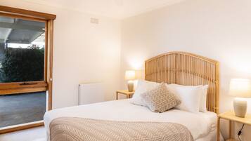 Individually decorated, individually furnished, desk, laptop workspace