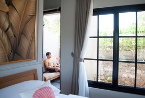 Superior Room, Multiple Beds, Non Smoking, Garden View | Terrace/patio - CASA NARROW VILLA - ROTE (Rote Island)