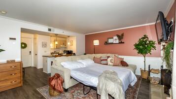 1 habitación, colchones con efecto memoria y escritorio