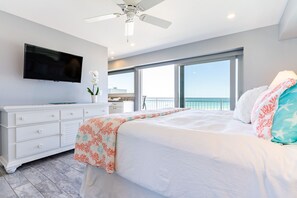 2 bedrooms, desk, iron/ironing board, travel crib