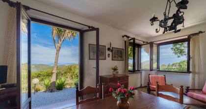 Villa 7 sleeps Campo al Pero in the true heart of the island between Porto Azzurro and Rio Marina