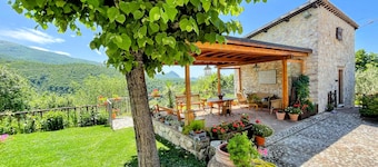 Torretta sleeps 5 with pool and exclusive gardens plus private verandah
