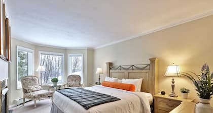 The Birch Ridge: European Room #8 - King Suite in Killington, Vermont. Hot Tub.