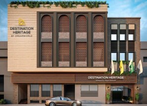 Fachada de la propiedad