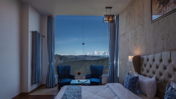 Premium Room, Mountain View | Desk, soundproofing, WiFi (free), individually decorated -  Binsar Eco Resort, Binsar - Uttarakhand (Almora)