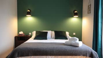 Comfort-Doppelzimmer | Individuell dekoriert, individuell eingerichtet, Babybetten