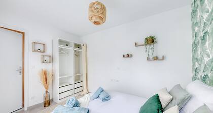 Appartement 4 pers - Metro + gare / Parking privée / Wifi - Aeroport CDG -