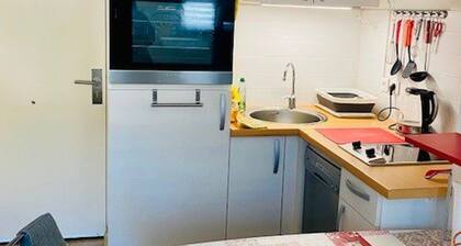 Charmant F2 à Amélie-les-Bains avec parking, ascenseur et équipements complets