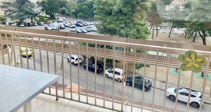 Chic 2-Room Apartment with Terrace, Veranda, and Garage, Near City Center and Cures, Sleeps 5