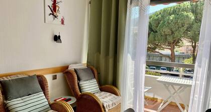 Studio cosy 24 m² avec balcon, proche cures et centre-ville, animaux bienvenus !