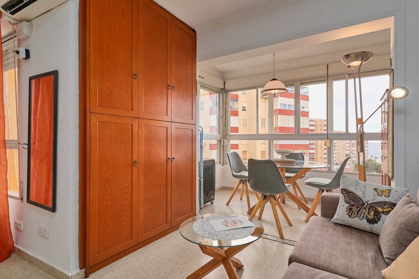 Studio Apartment "Sea Views Studio 4 People A56" Near Beach With Shared Pool - Torrox Costa