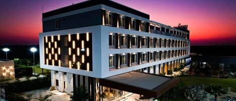 Façade de l’hébergement