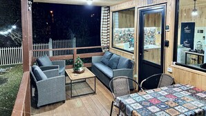Trehytte – comfort | Terrasse/patio