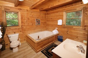 Soap, toilet paper - Log cabin, great location, hot tub, mountain view! (Sevierville)
