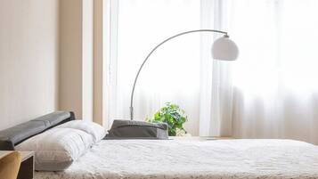 1 bedroom, iron/ironing board, travel crib, WiFi