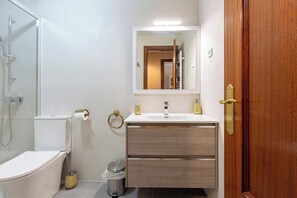 Shower, hair dryer
