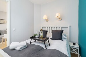 1 多间卧室、免费 WiFi、床单